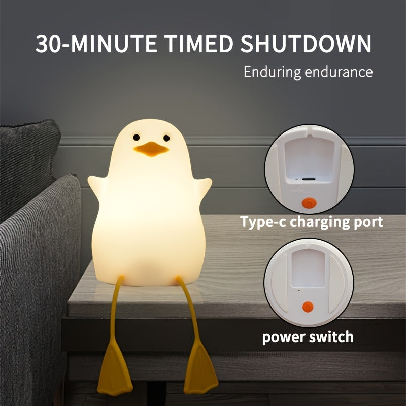 Lámpara Infantil Recargable Pato