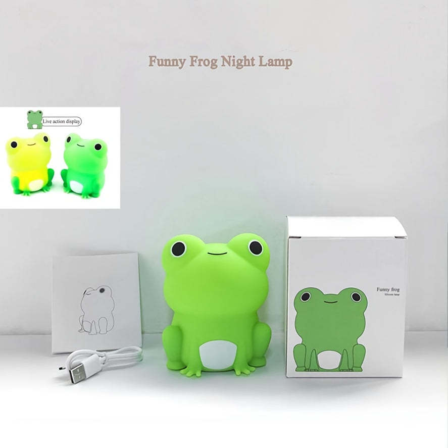 Lámpara Infantil Recargable Rana