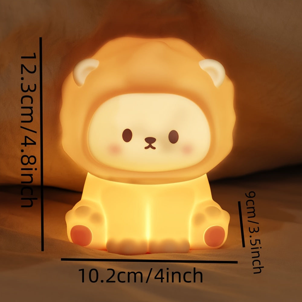 Lámpara Infantil Recargable León – ¡Compra 1 y Elige Otra Gratis!