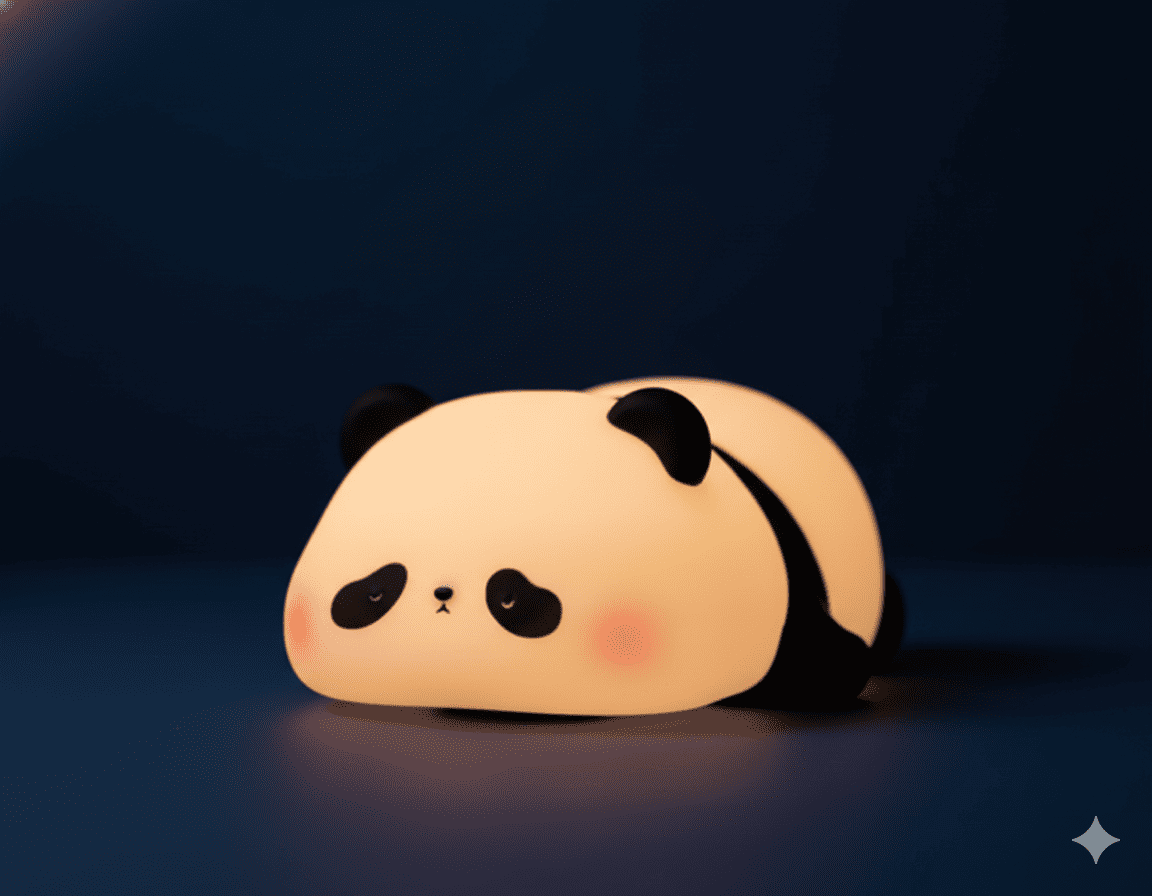 Lámpara Infantil Recargable Panda