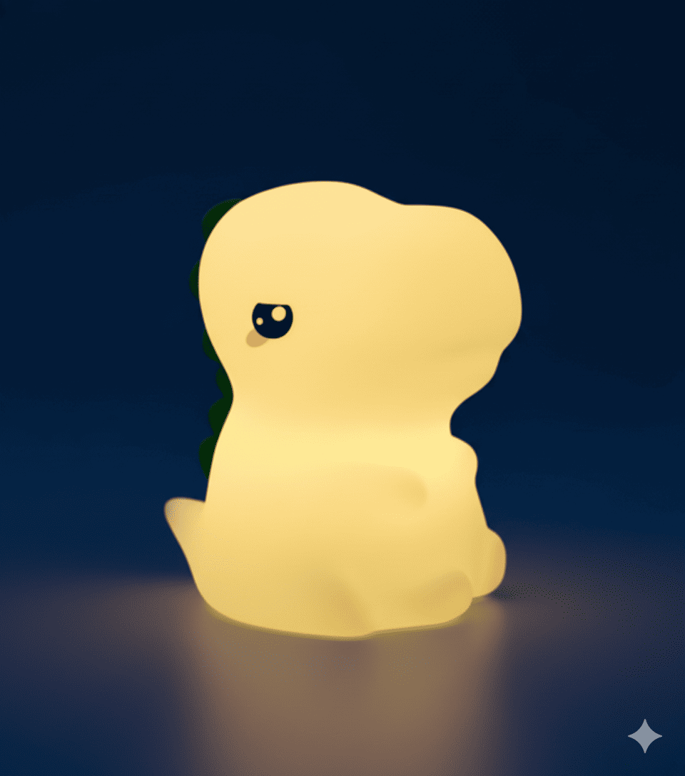 Lámpara Infantil Recargable Dinosaurio