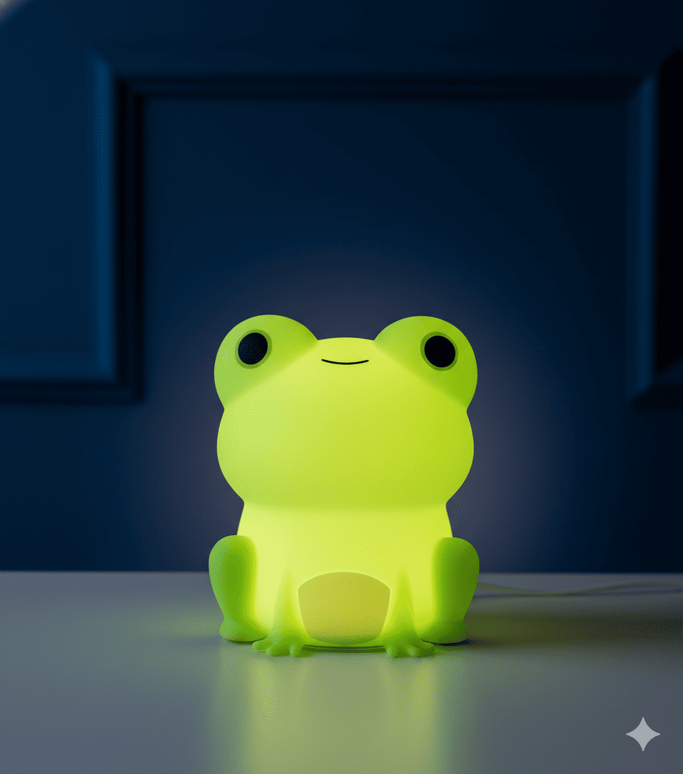 Lámpara Infantil Recargable Rana