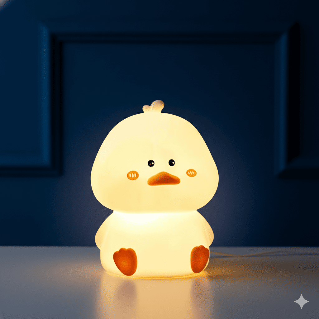 Lámpara Infantil Recargable Pato Inteligente