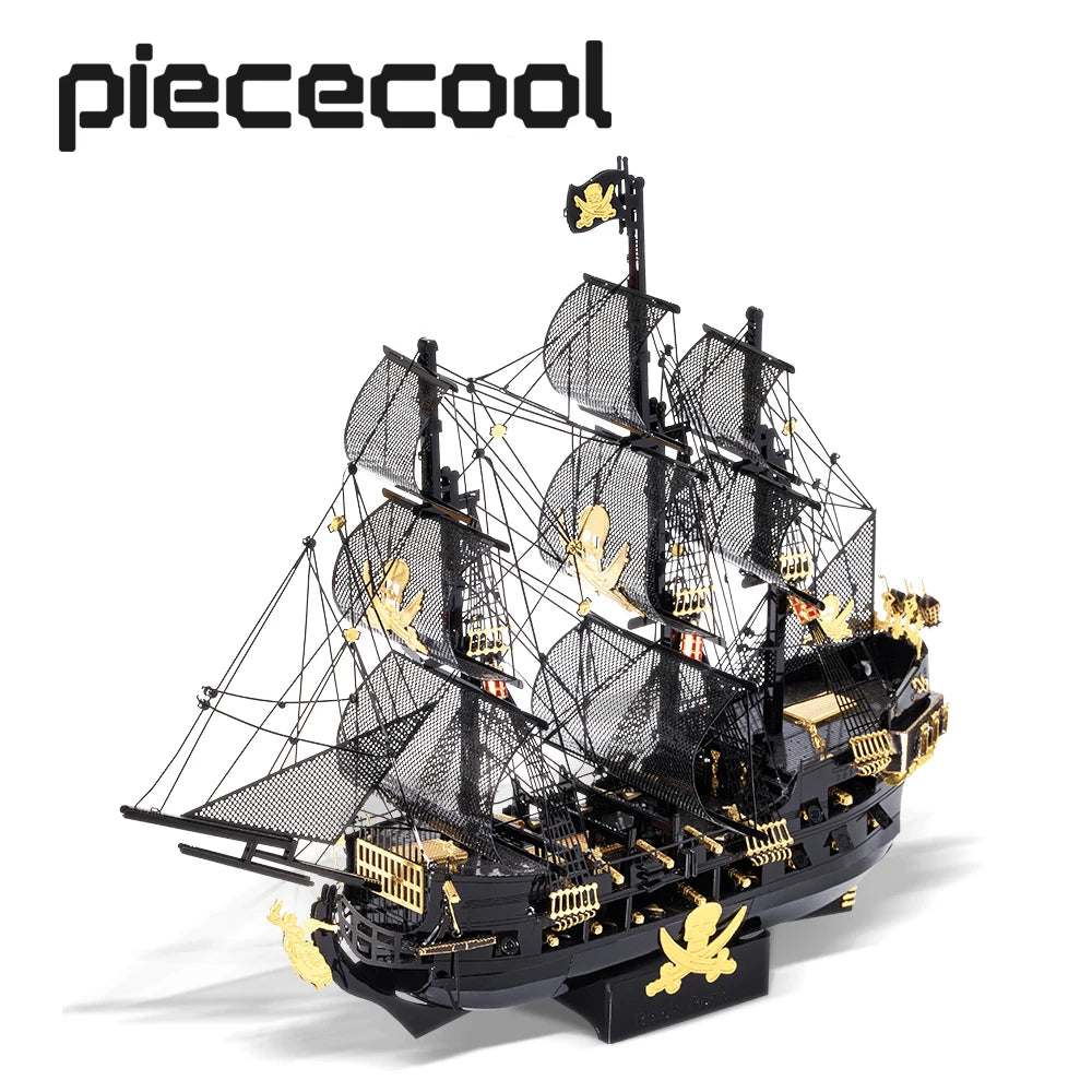 Piececool Puzzle 3D de Metal – Modelo Black Pearl