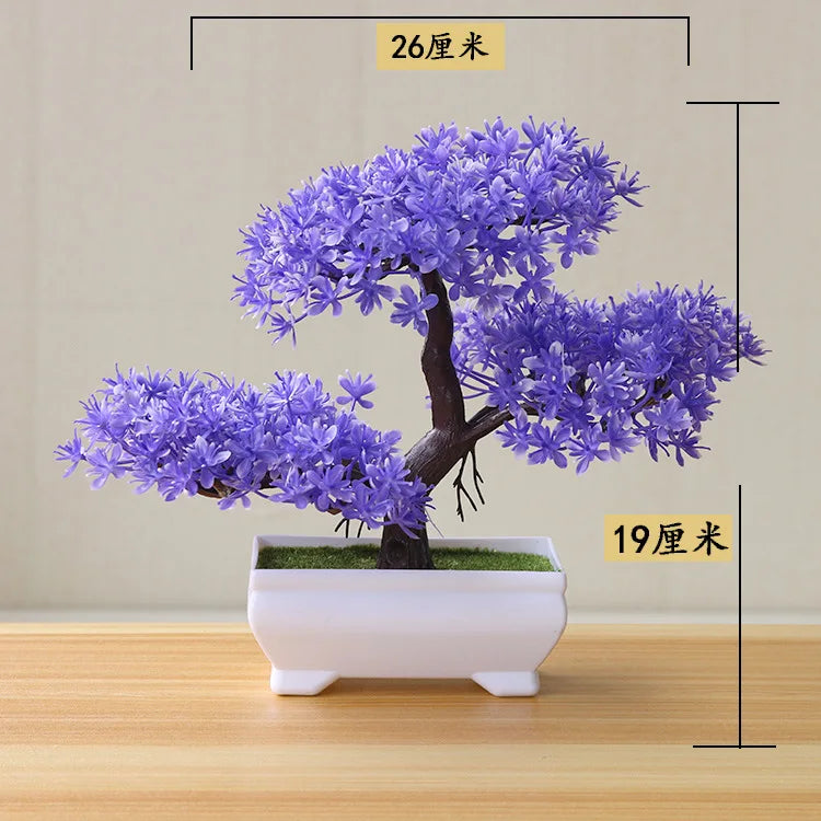 Bonsái Artificial en Maceta – Planta Decorativa de Mesa