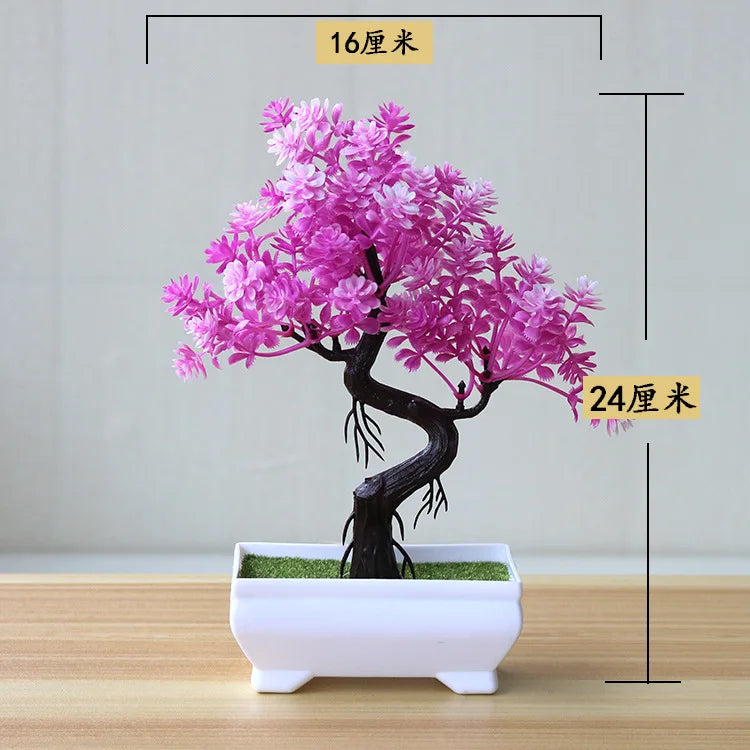 Bonsái Artificial en Maceta – Planta Decorativa de Mesa