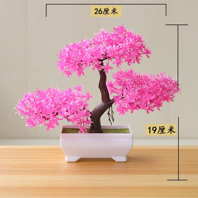 Bonsái Artificial en Maceta – Planta Decorativa de Mesa