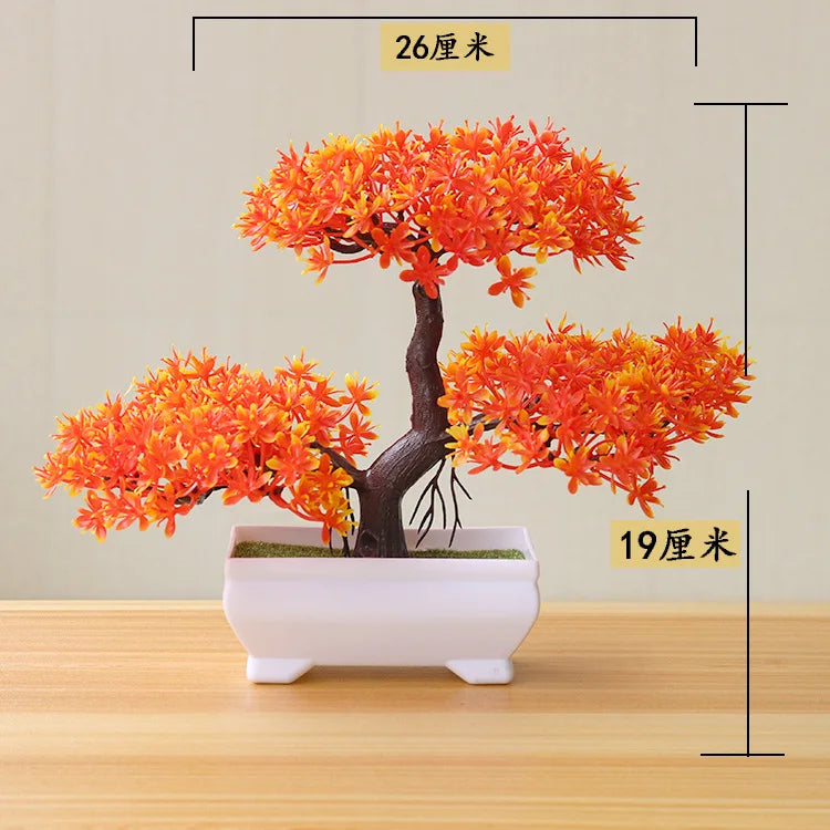 Bonsái Artificial en Maceta – Planta Decorativa de Mesa