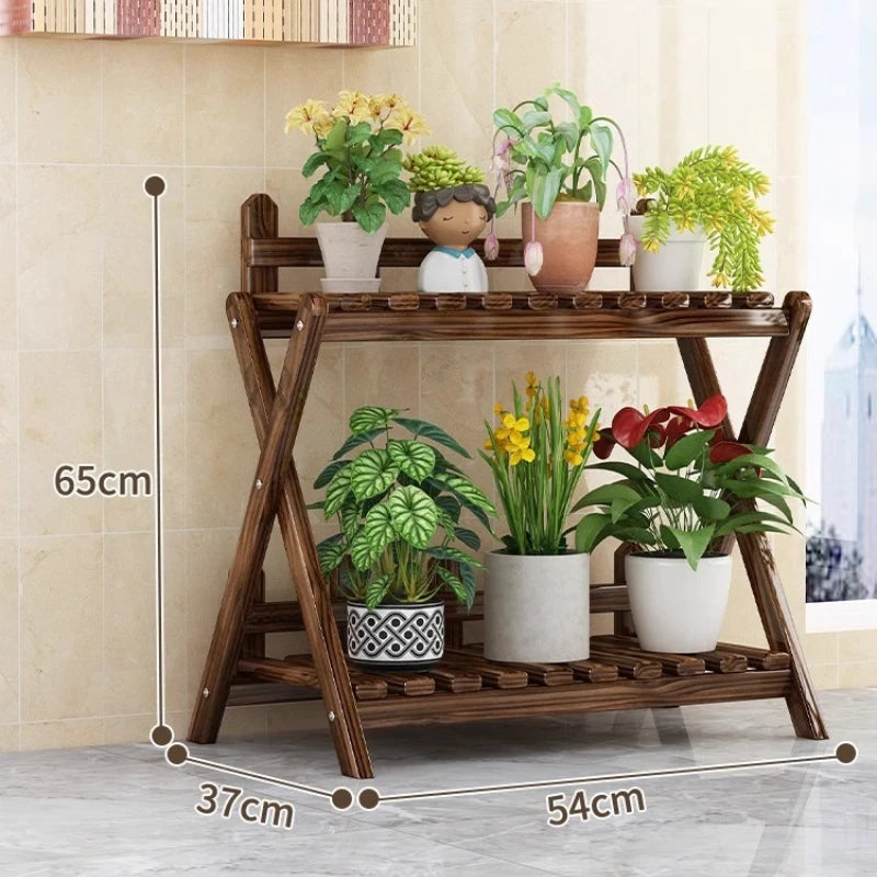 Estantería de Madera para Plantas – Multiuso y de Varias Capas