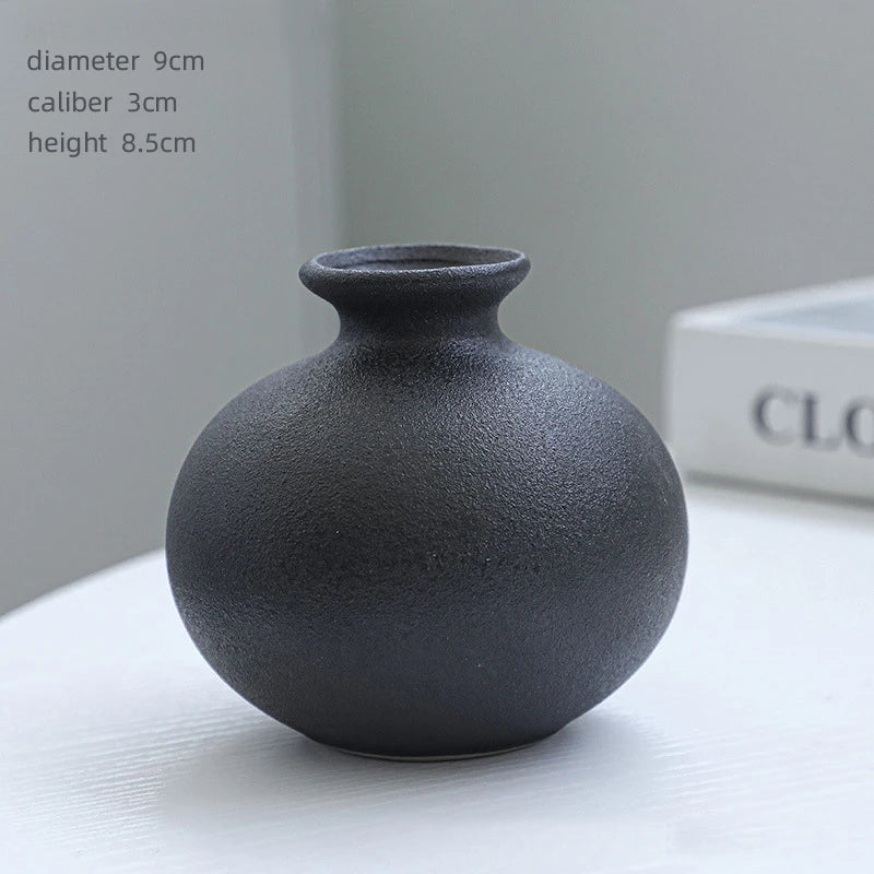 Jarrón de Cerámica Mini – Decoración para Mesa y Hogar