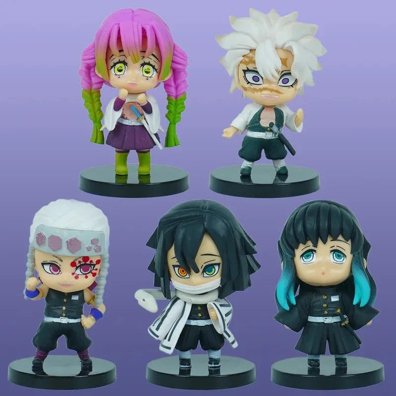 Figuras Kawaii de Demon Slayer