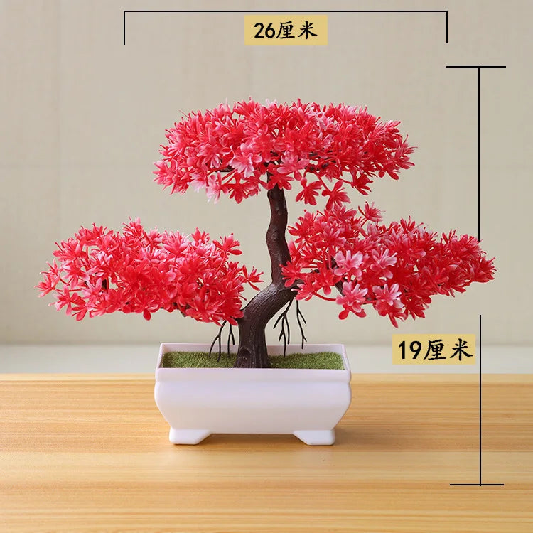 Bonsái Artificial en Maceta – Planta Decorativa de Mesa