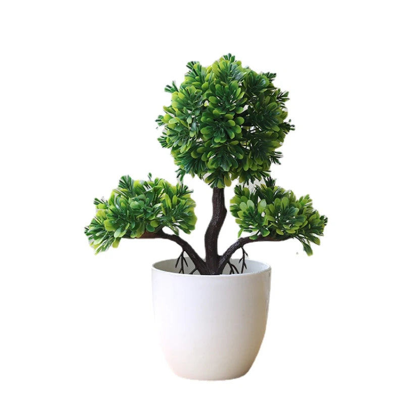 Bonsái Artificial en Maceta – Planta Decorativa de Mesa