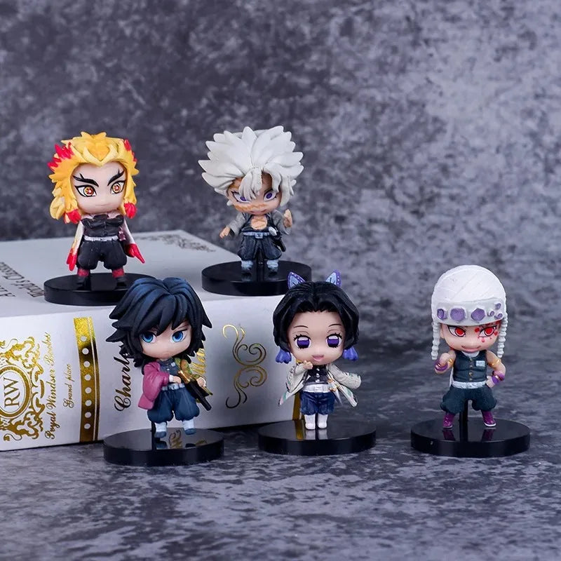 Figuras Kawaii de Demon Slayer