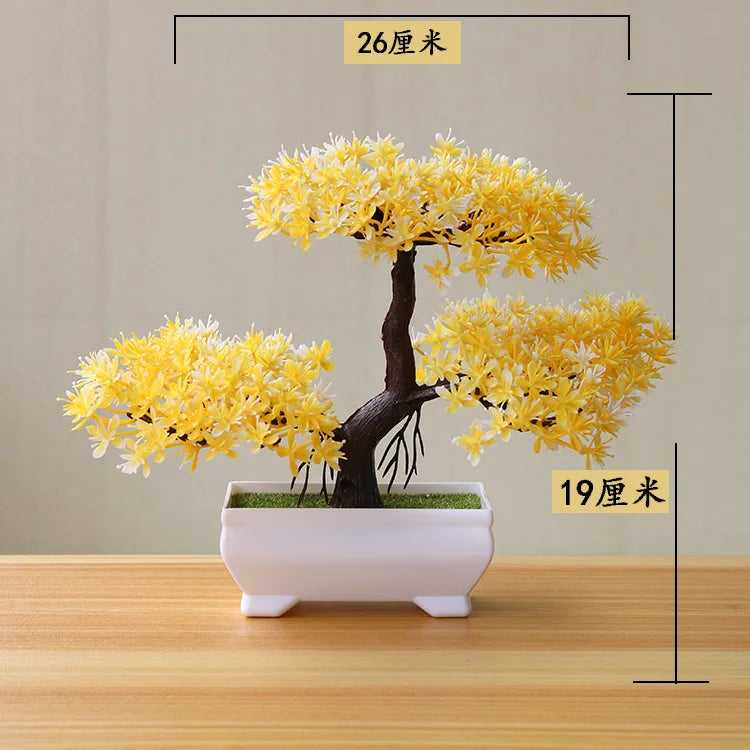 Bonsái Artificial en Maceta – Planta Decorativa de Mesa