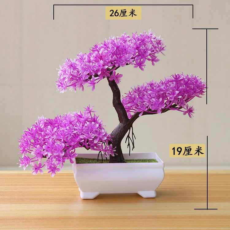 Bonsái Artificial en Maceta – Planta Decorativa de Mesa