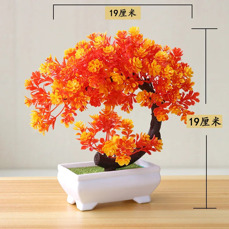 Bonsái Artificial en Maceta – Planta Decorativa de Mesa