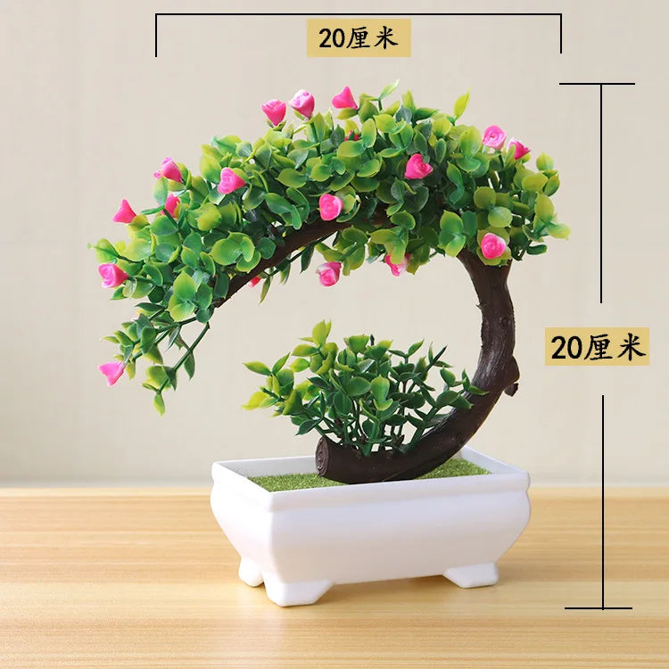 Bonsái Artificial en Maceta – Planta Decorativa de Mesa