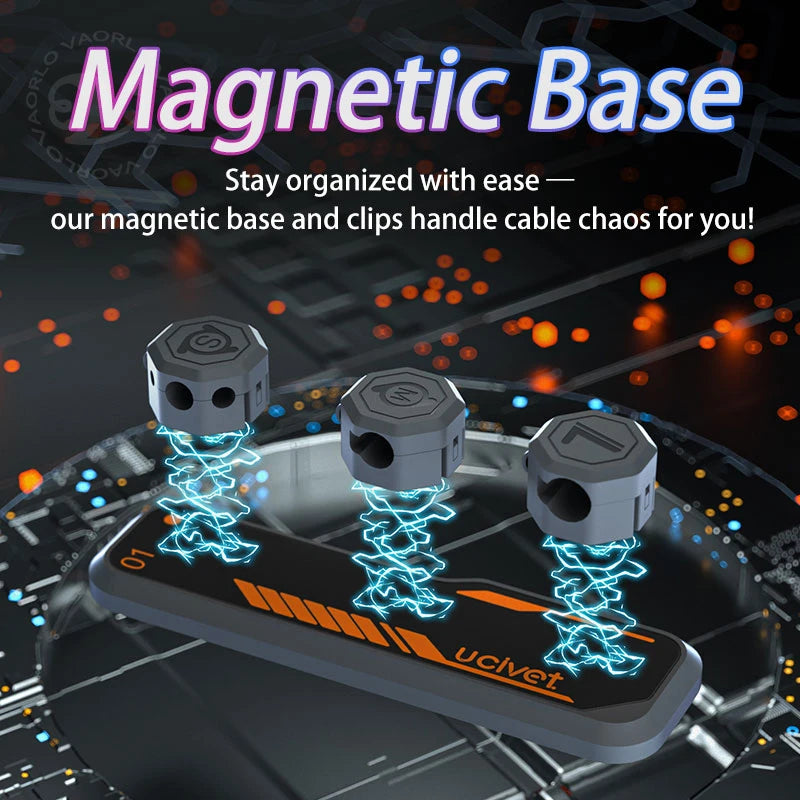 Organizador de Cables Magnético 4 en 1