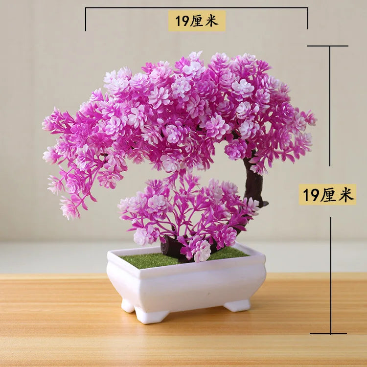 Bonsái Artificial en Maceta – Planta Decorativa de Mesa