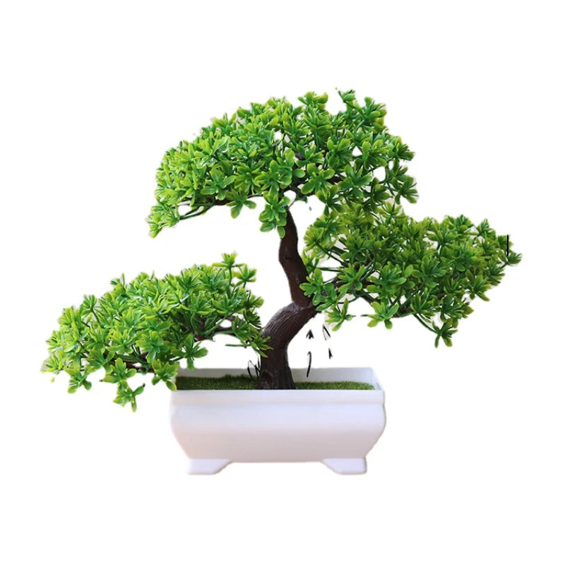 Bonsái Artificial en Maceta – Planta Decorativa de Mesa