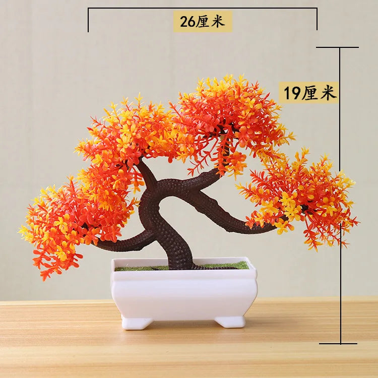 Bonsái Artificial en Maceta – Planta Decorativa de Mesa