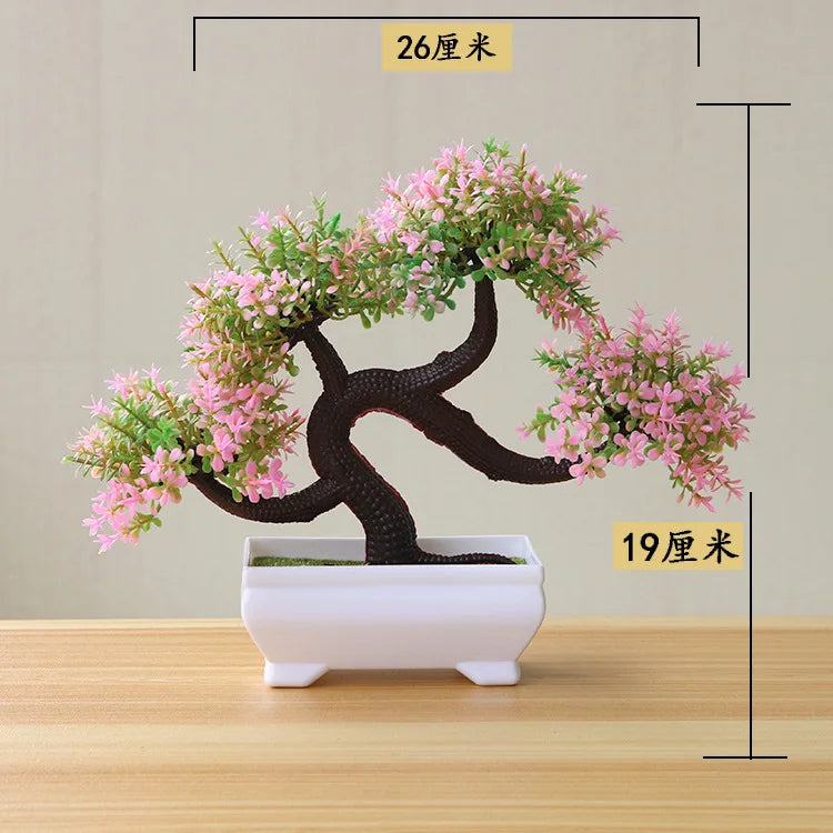 Bonsái Artificial en Maceta – Planta Decorativa de Mesa