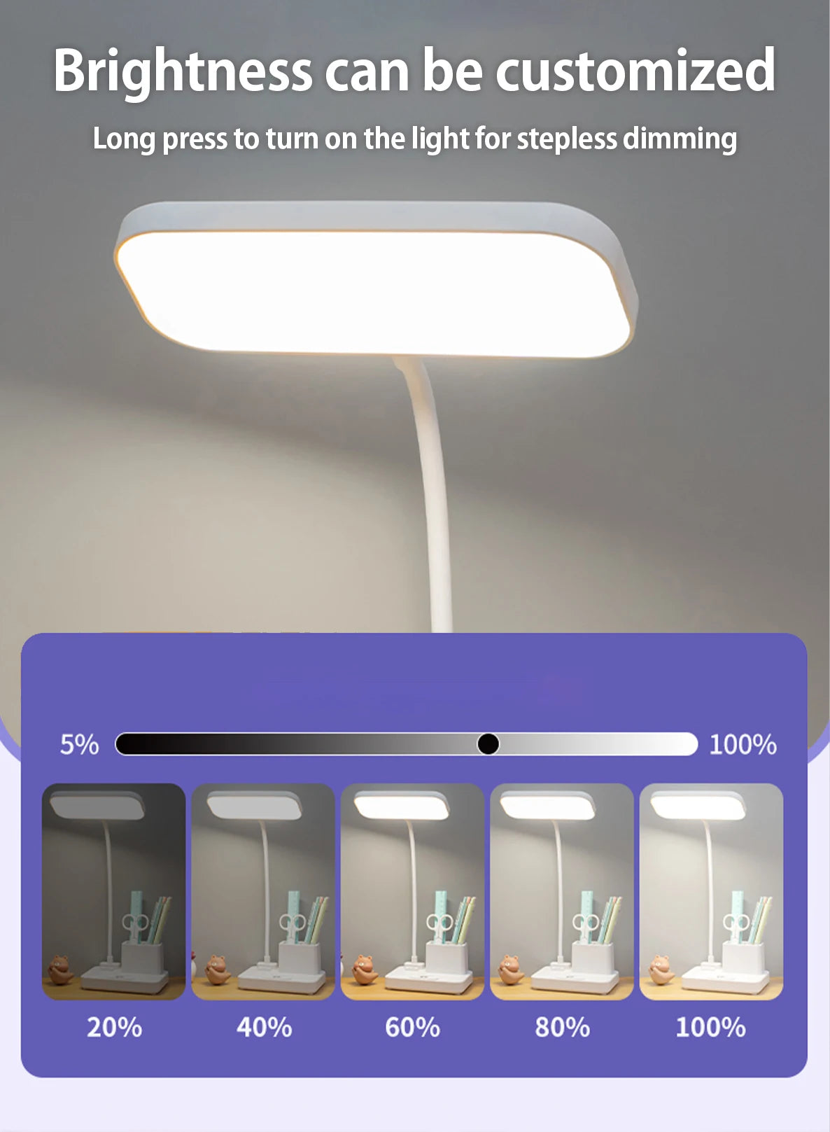 Lámpara de Escritorio Recargable