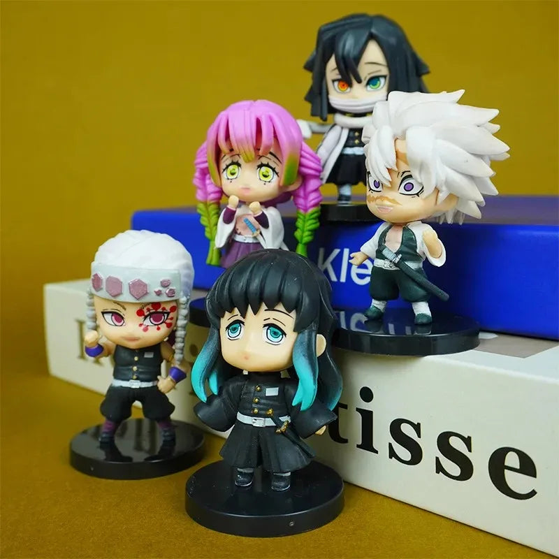 Figuras Kawaii de Demon Slayer