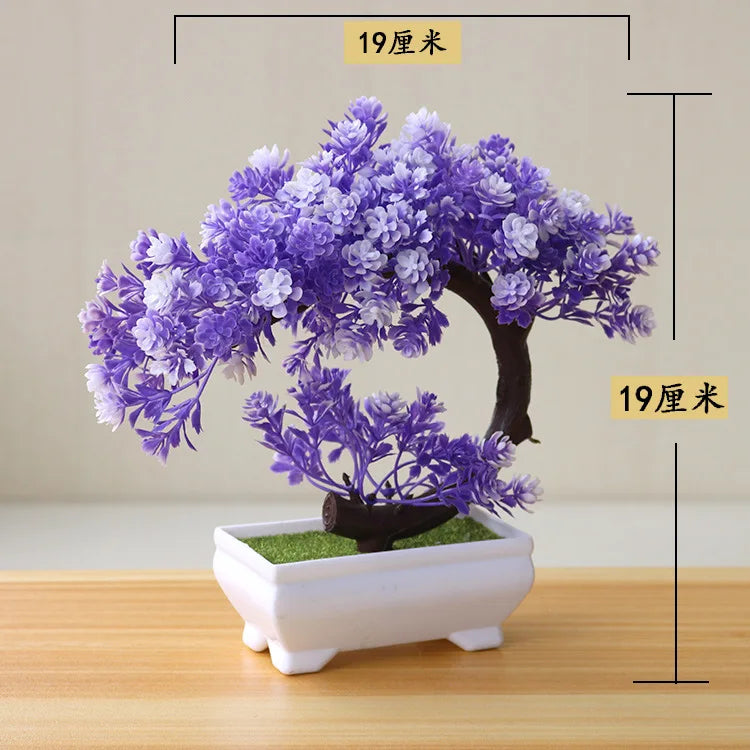 Bonsái Artificial en Maceta – Planta Decorativa de Mesa