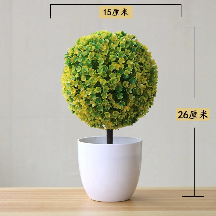 Bonsái Artificial en Maceta – Planta Decorativa de Mesa