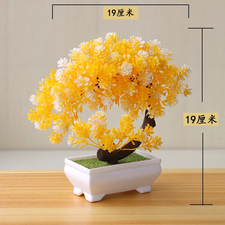 Bonsái Artificial en Maceta – Planta Decorativa de Mesa