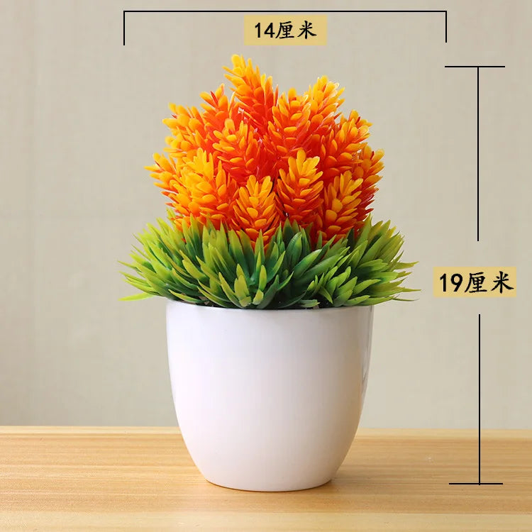 Bonsái Artificial en Maceta – Planta Decorativa de Mesa