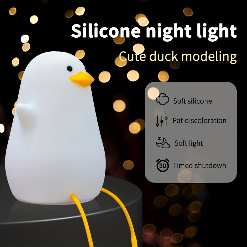 Lámpara Infantil Recargable Pato