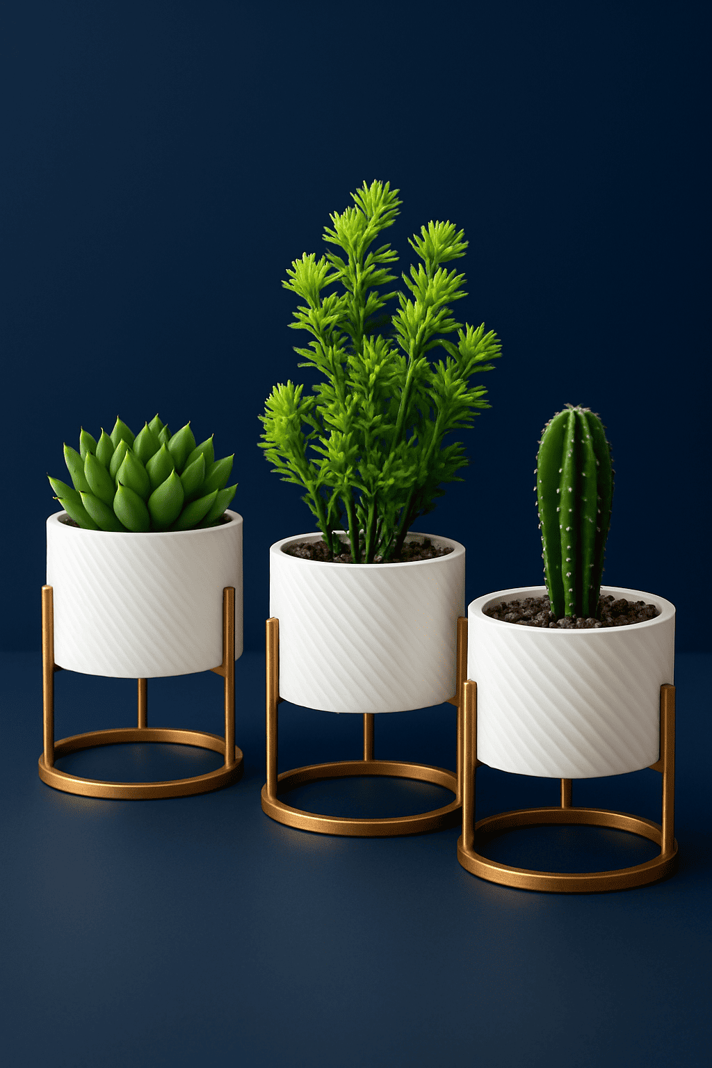 Trio de Macetas Cachepot Decorativas