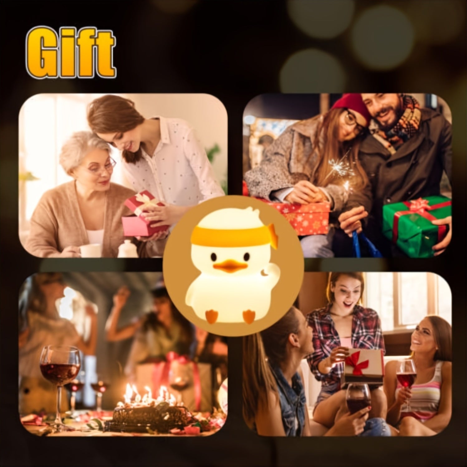 Lámpara Infantil Recargable Pato LEDe