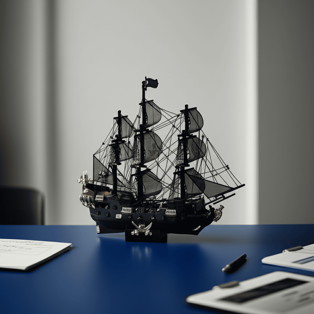 Piececool Puzzle 3D de Metal – Modelo Black Pearl