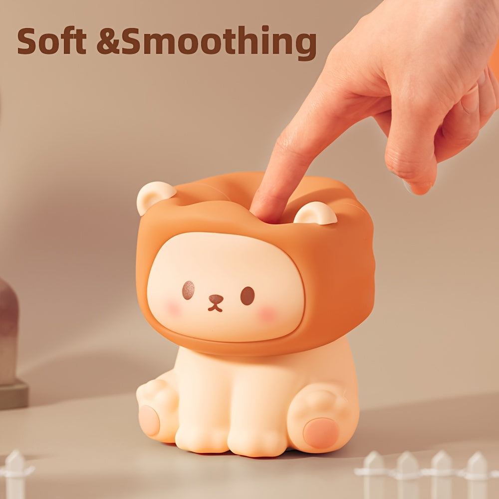 Lámpara Infantil Recargable León – ¡Compra 1 y Elige Otra Gratis!