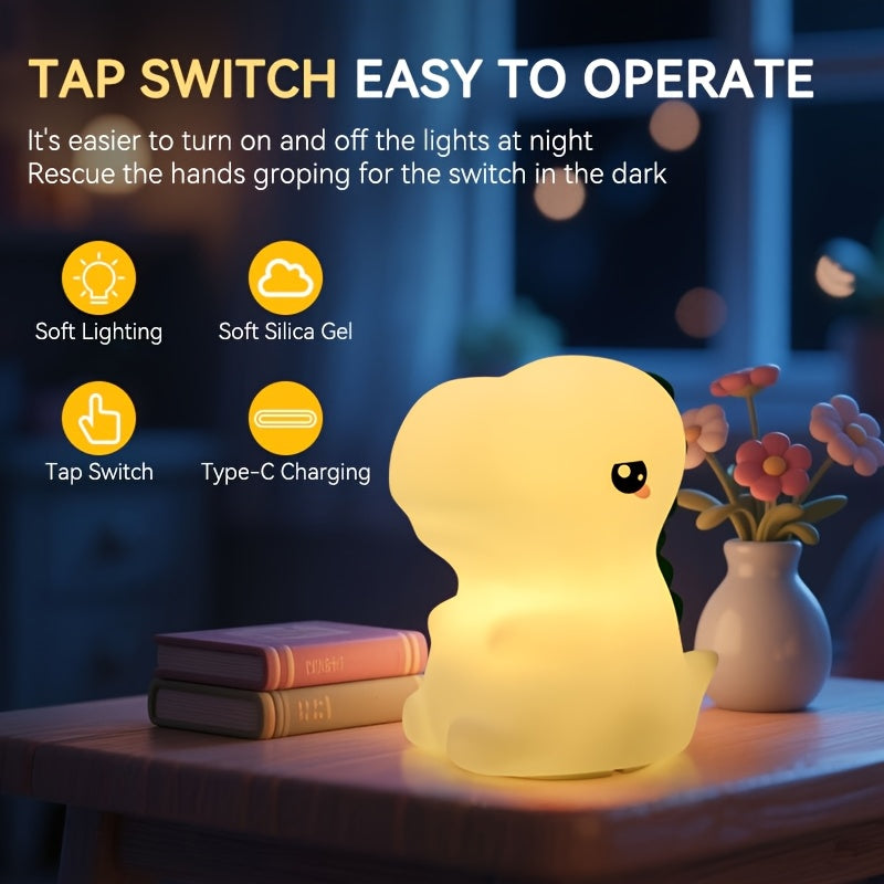 Lámpara Infantil Recargable Dinosaurio