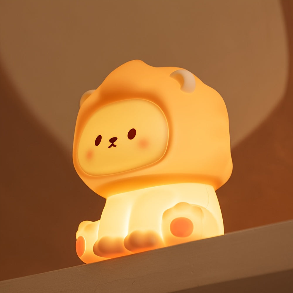 Lámpara Infantil Recargable León – ¡Compra 1 y Elige Otra Gratis!