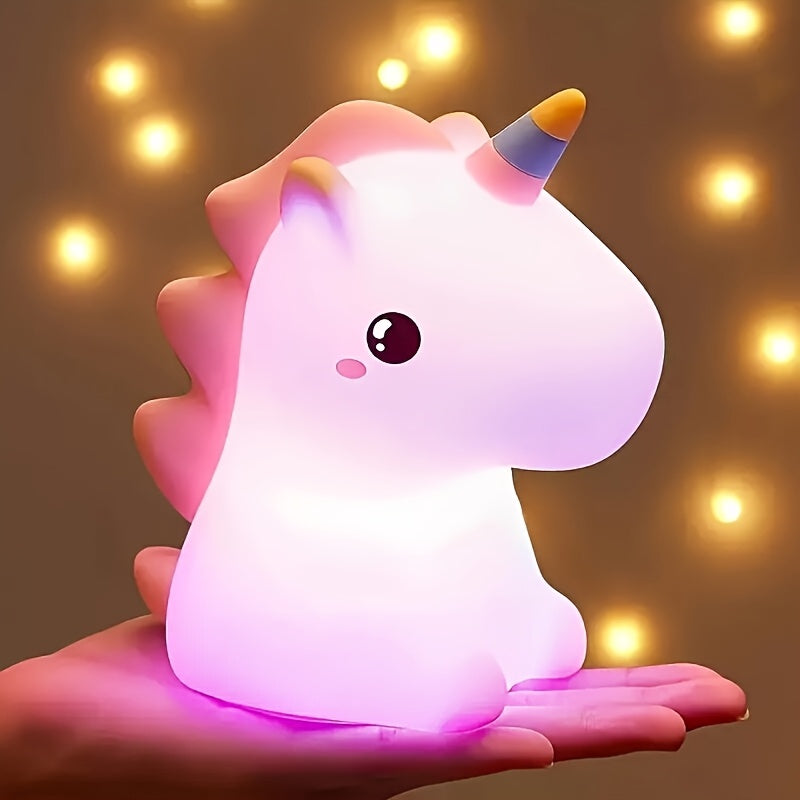 🎁 Lámpara Infantil Recargable Unicornio (100% off)
