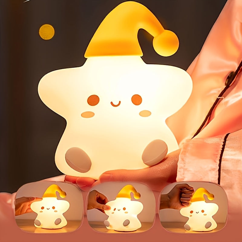 🎁 Lámpara Infantil Recargable Estrella (100% off)