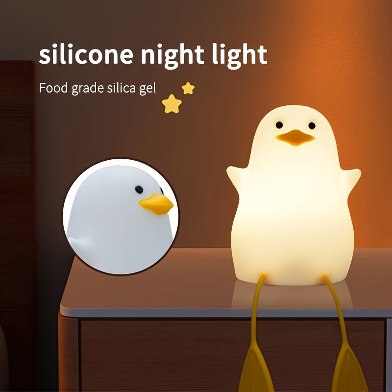Lámpara Infantil Recargable Pato