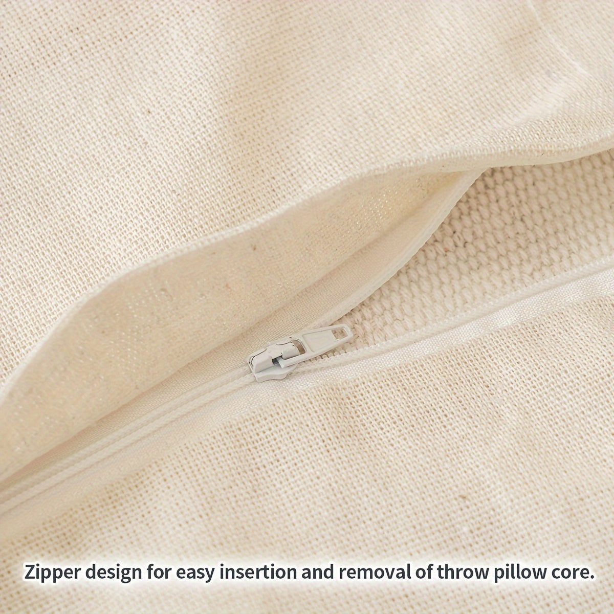 Bohemian Style Woven Throw Pillow Covers with Geometric Patterns and Tassels - Machine Washable Polyester Zippered Square Cushion Cases for Home Decor, Sofa, and Outdoor - 44.96cm Pack of 1