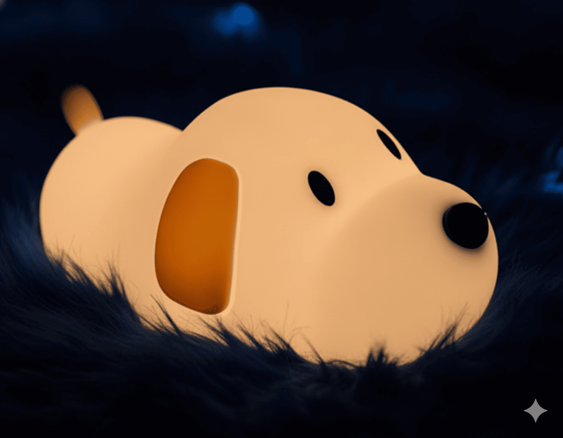 Lámpara Infantil Recargable Perrito