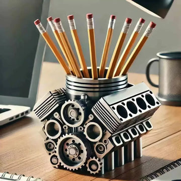 Porta Lápices Motor V8