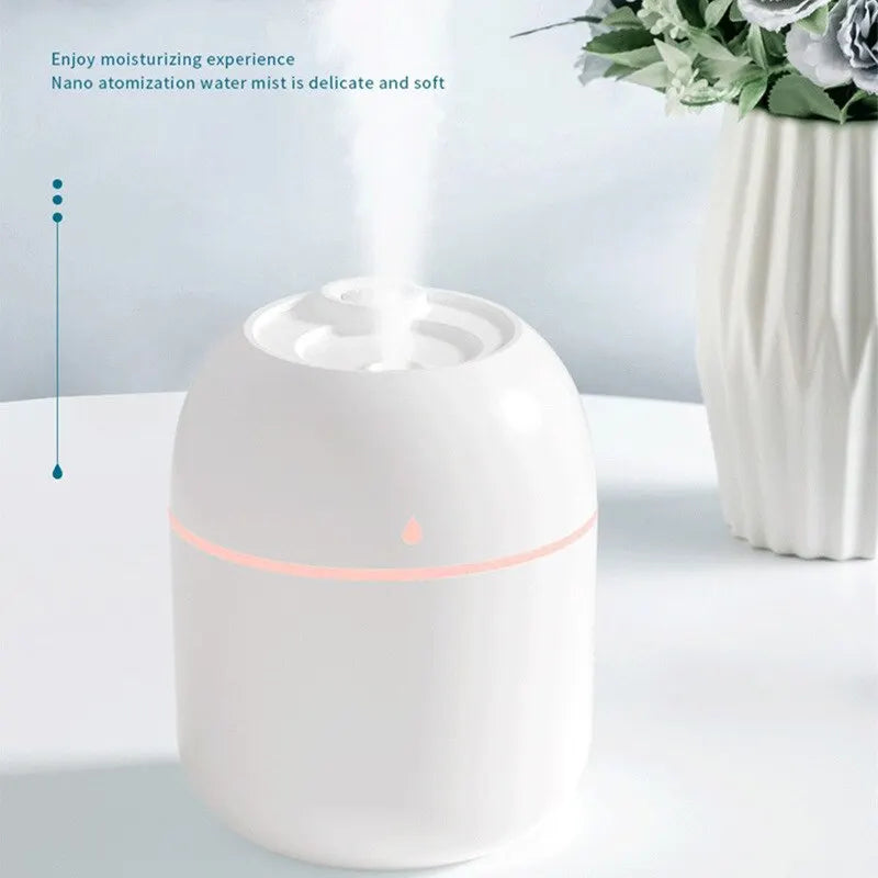Mini Humidificador USB con Aromaterapia y LED