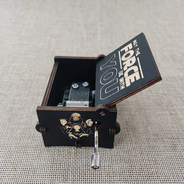 Caja de Música de Madera Negra