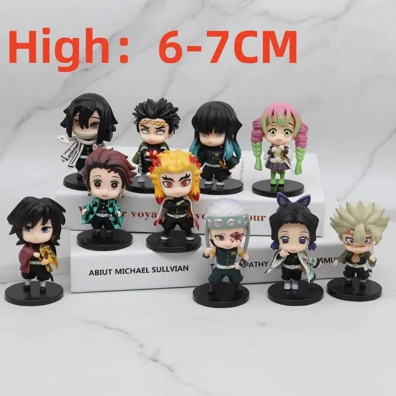 Figuras Kawaii de Demon Slayer