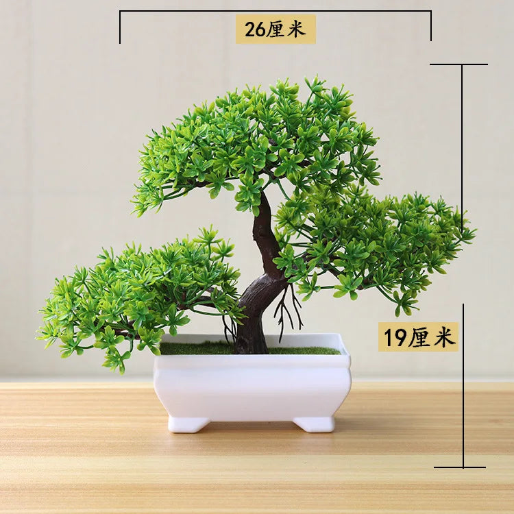 Bonsái Artificial en Maceta – Planta Decorativa de Mesa